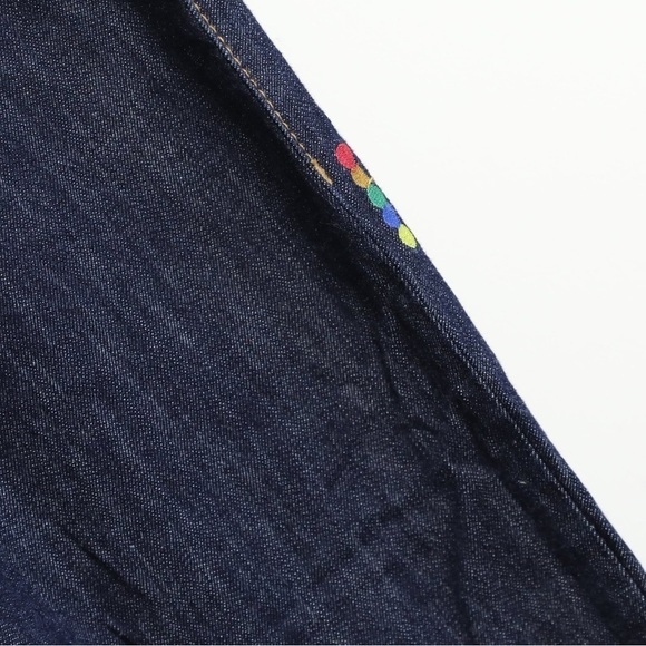 Coogi ultra high-waisted jeans vintage dark wash 7/8 size straight 90s rare art - Picture 6 of 9